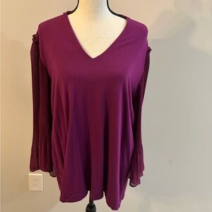 Chico's Deep Purple Women's Blouse